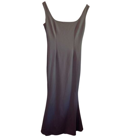 Katie May Gray Sleeveless Formal Maxi Length Gown - size 4 - Picture 1 of 6